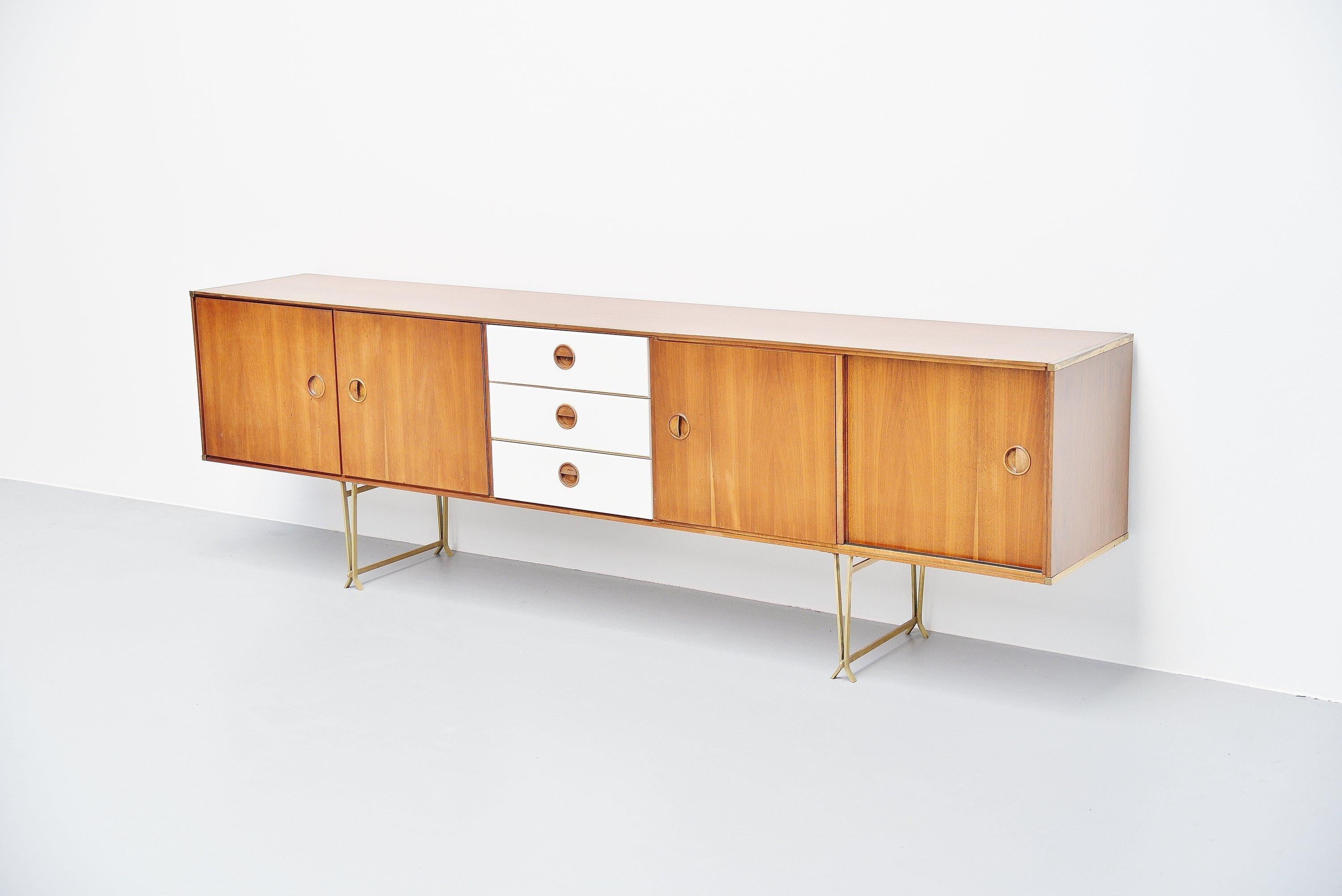 Mid-Century Modern William Watting Long Sideboard Fristho Franeker, 1954