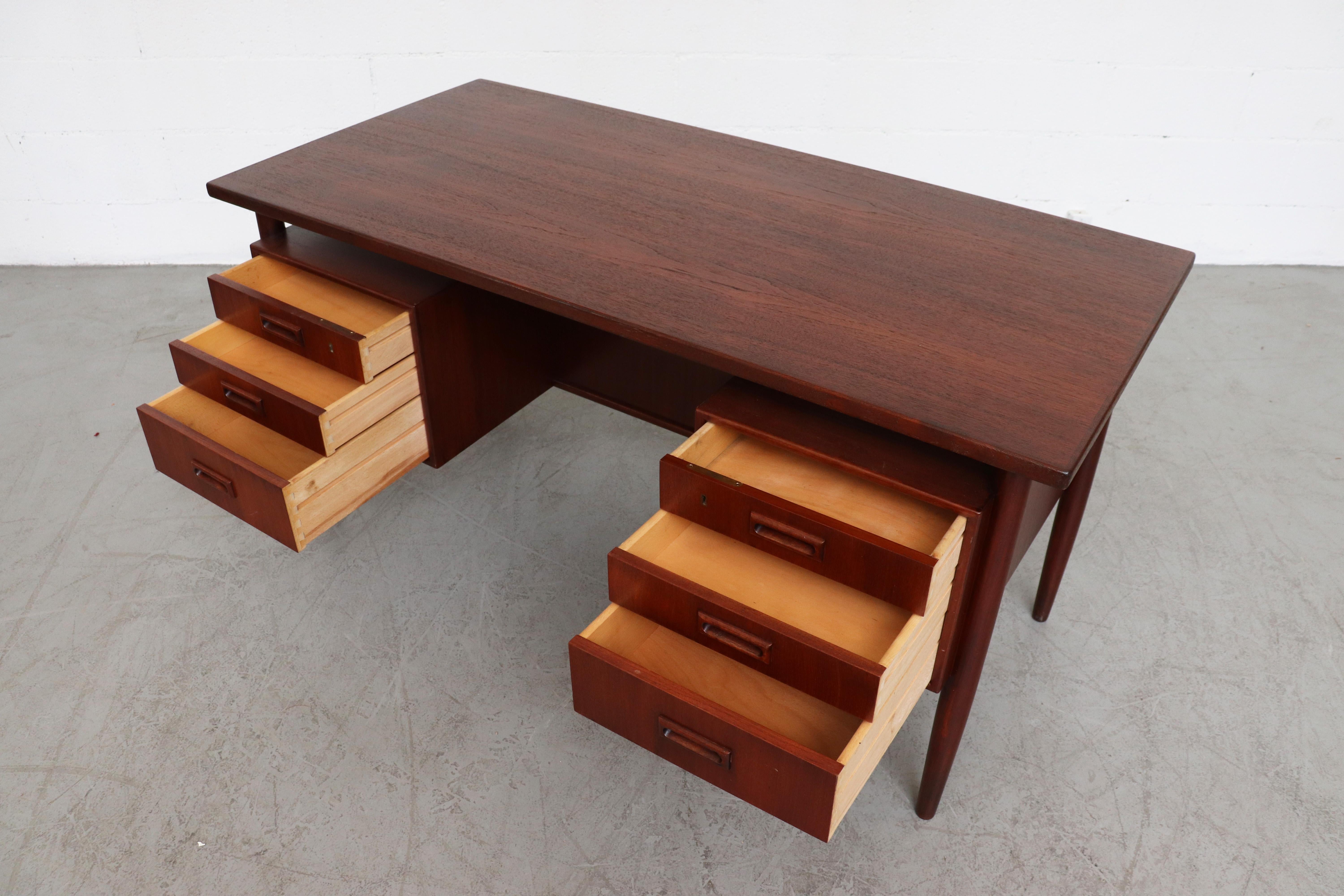 Mid-20th Century William Watting Style Floating Top Desk