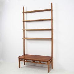 William Watting Teak and Oak Modular Bookcase for Michael Laursen Denmark, 1950s