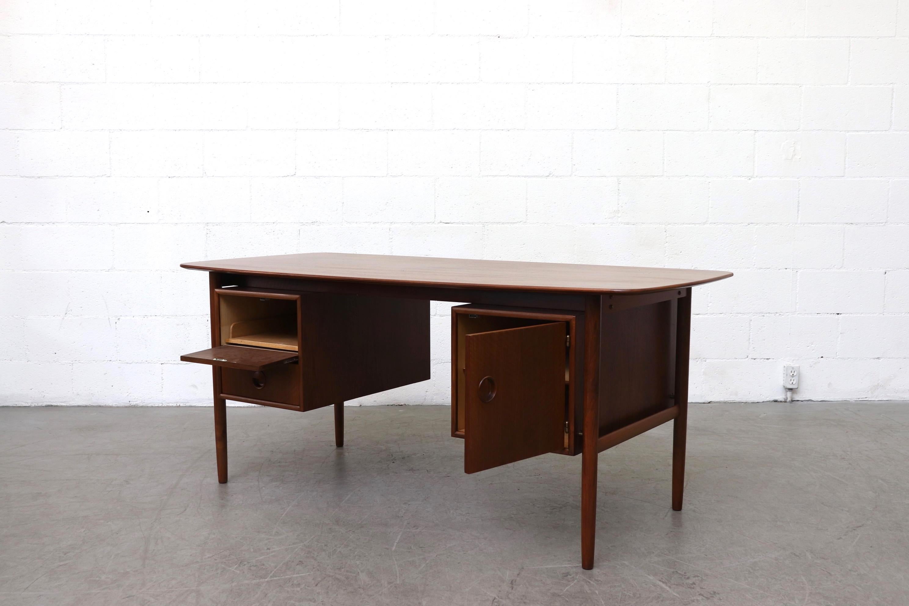 Dutch William Watting Teak Desk