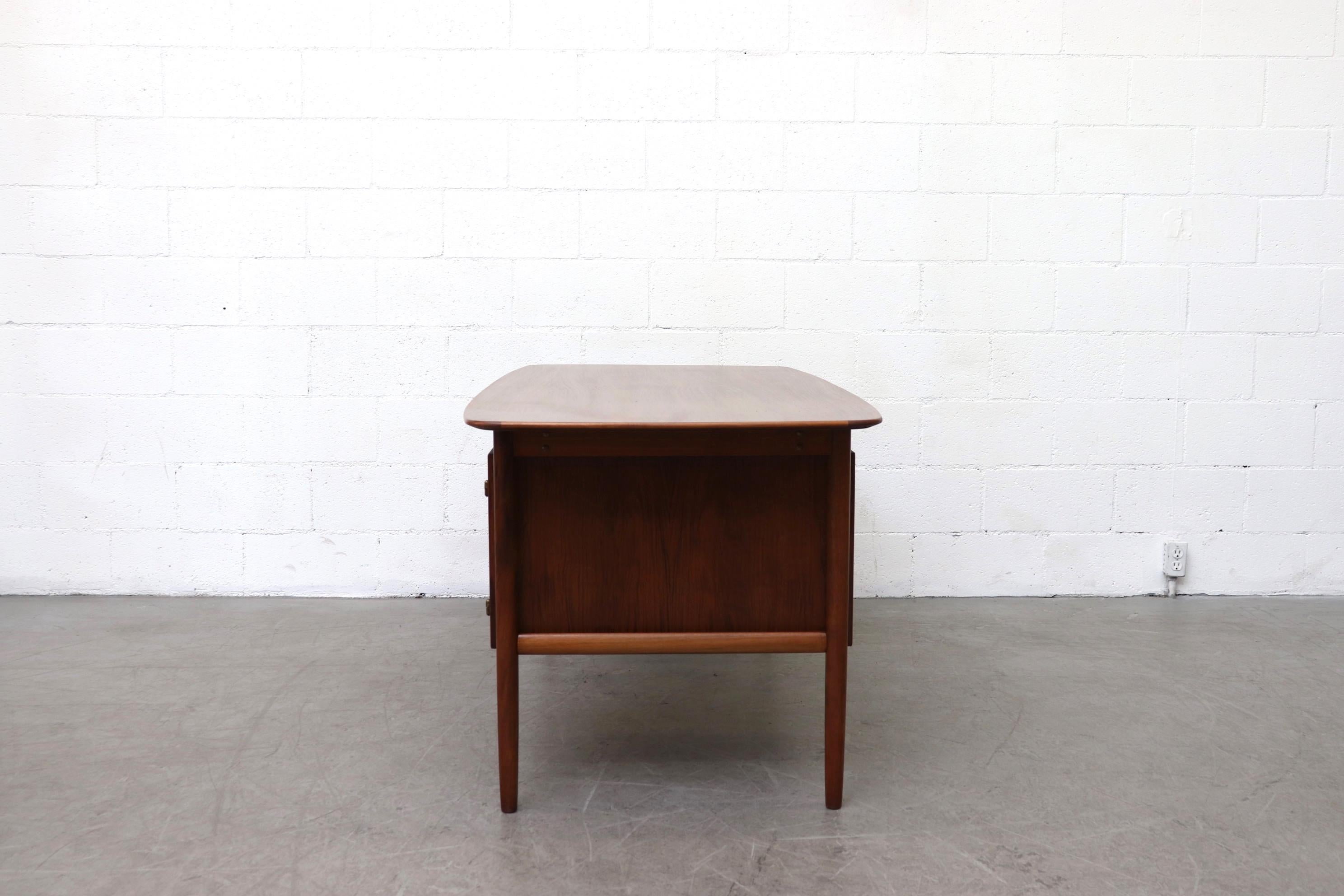 William Watting Teak Desk In Good Condition In Los Angeles, CA