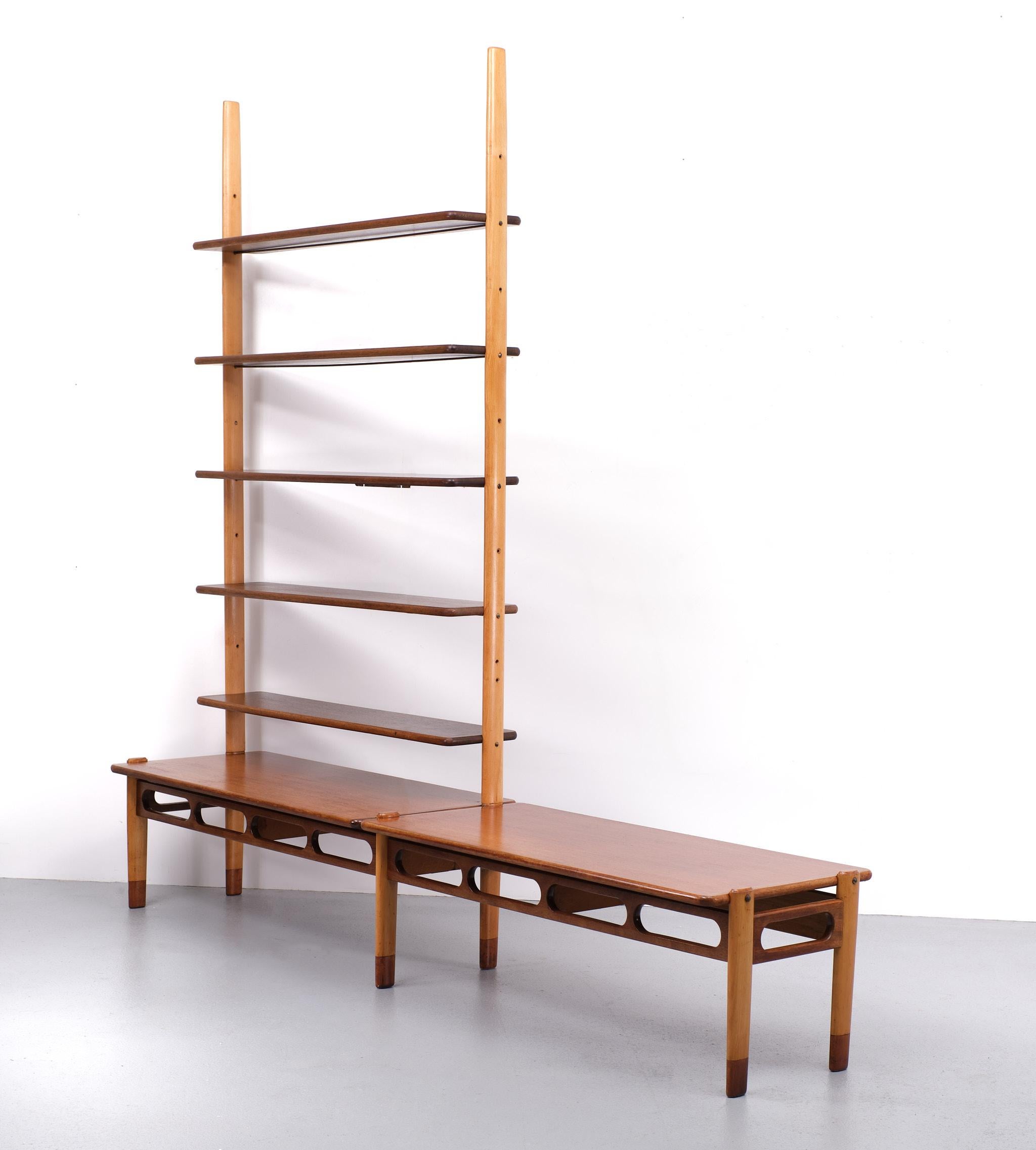 William Watting Wall Unit Fristho Franeker Holland, 1950s 4