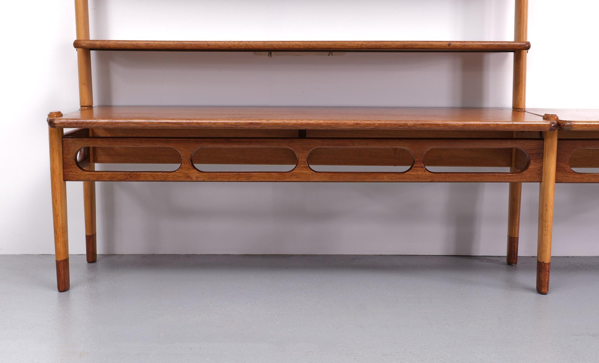 William Watting Wall Unit Fristho Franeker Holland, 1950s 2