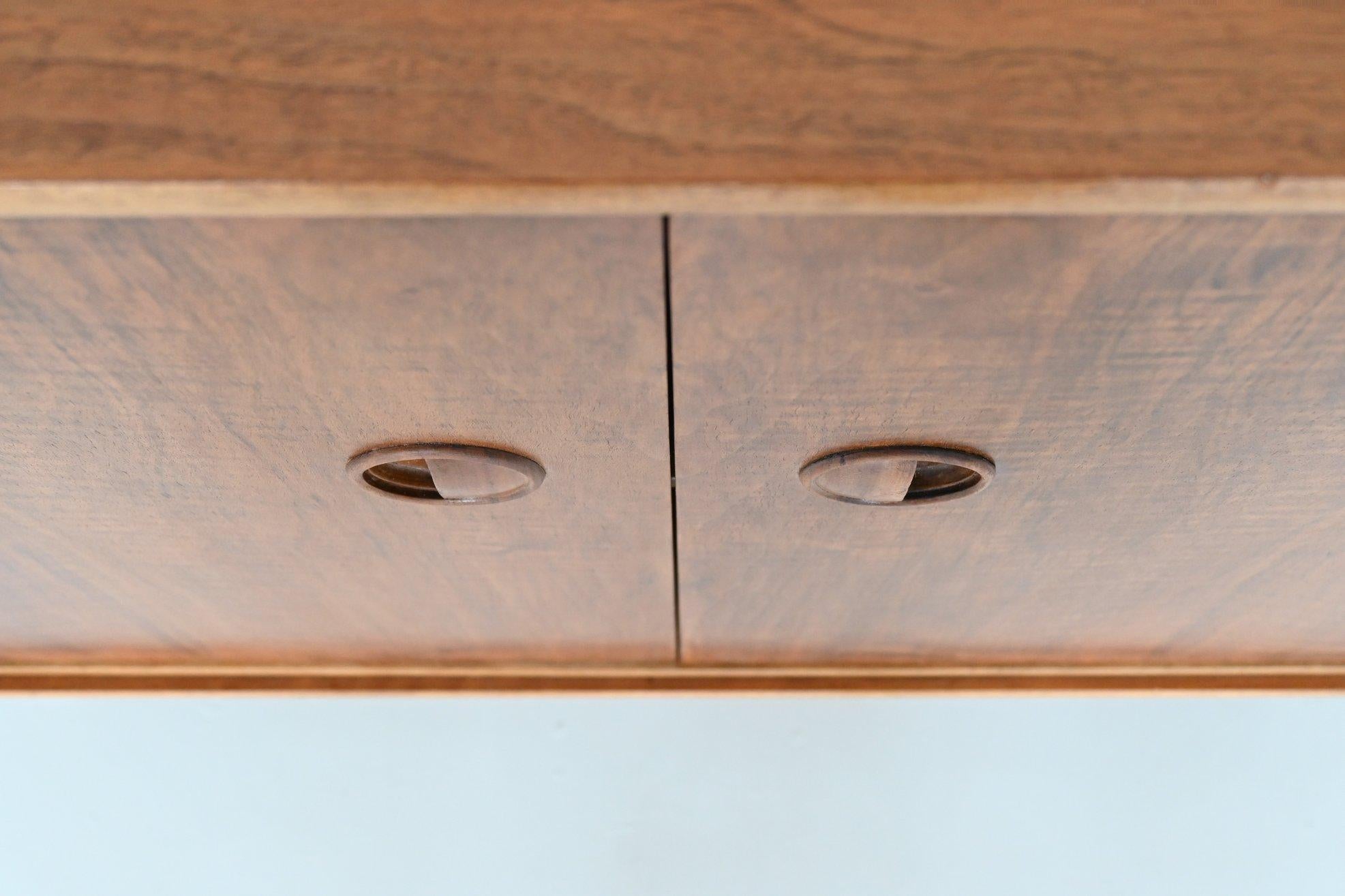 William Watting walnut wood cabinet Fristho Franeker The Netherlands 1960 4