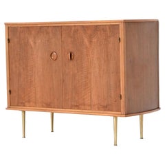 William Watting walnut wood cabinet Fristho Franeker The Netherlands 1960