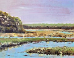 Pferdestall  Creek, Gemälde, Öl auf Leinwand