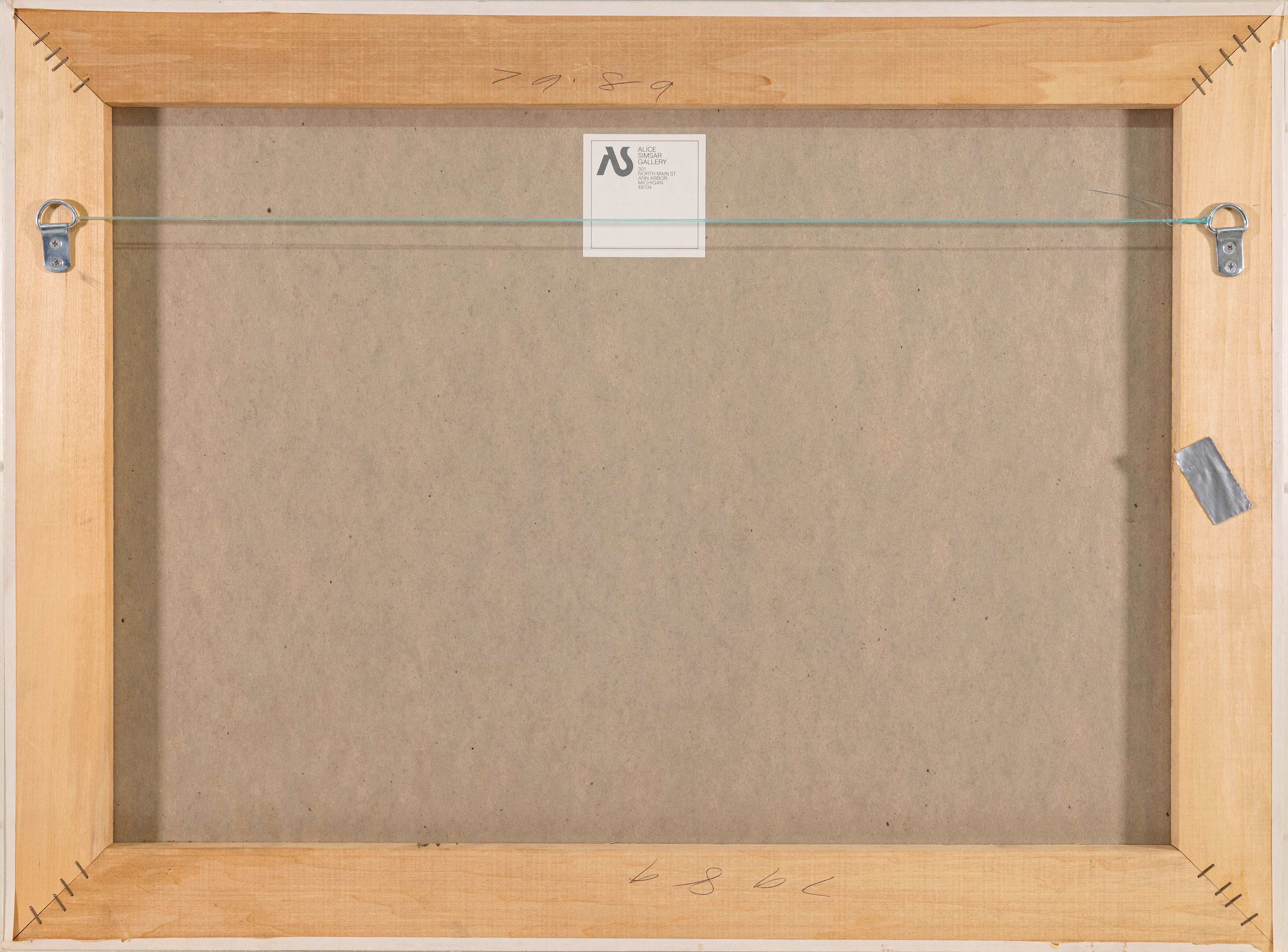 William Weege Signiert Abstrakte Postmoderne Pulp-Papier-Skulptur in Shadowbox 21/40 im Angebot 3