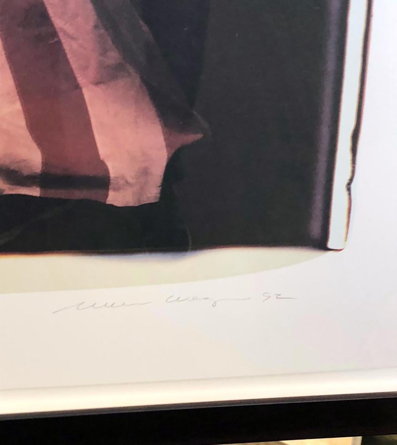 William Wegman
'Profiles in Patriotism', 1992
from Freedom of Expression
Lithograph
29 x 24 inches
Numbered from the edition of 90
Signed by the artist in the lower right corner