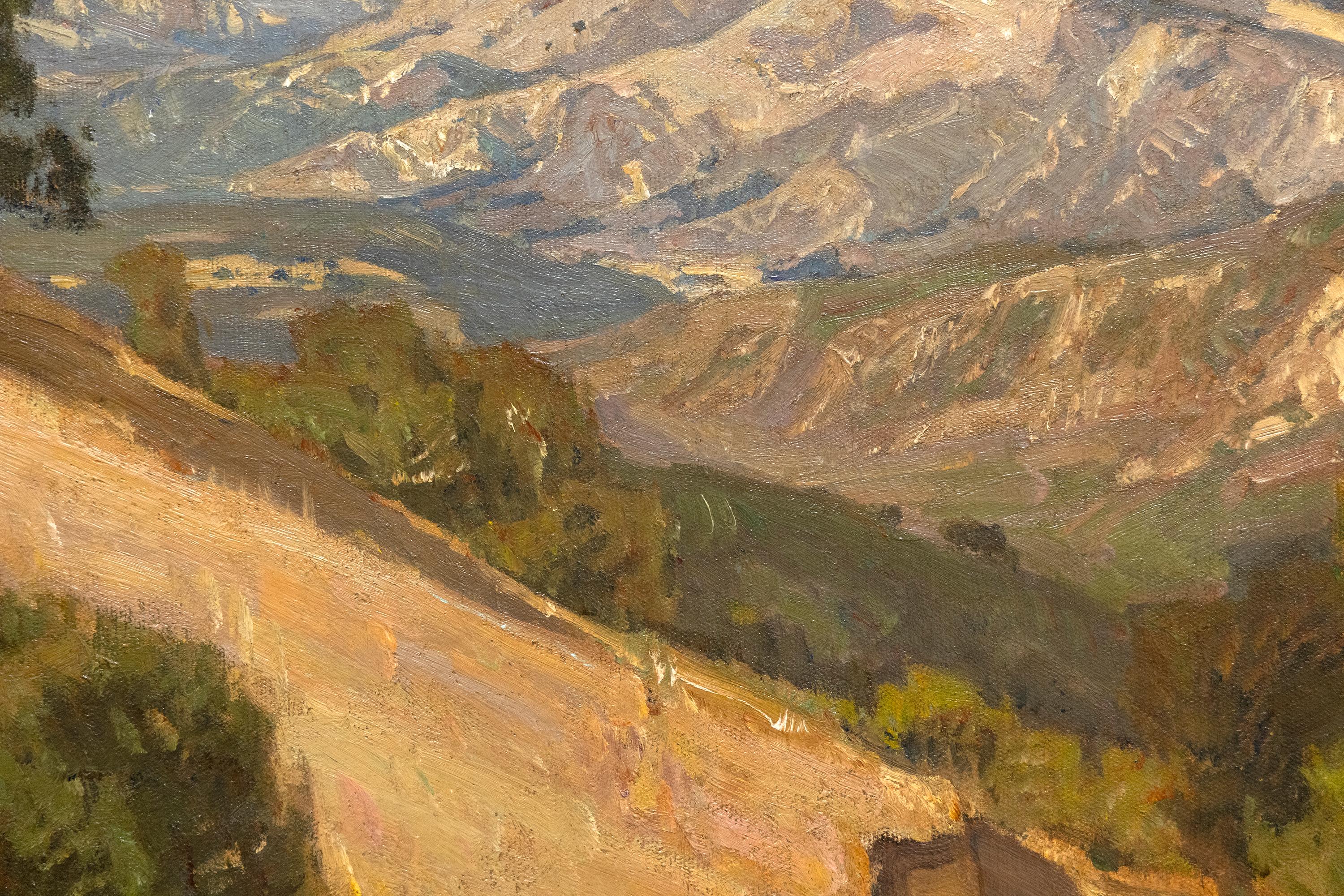 California Landscape - Brown Landscape Painting by William Wendt