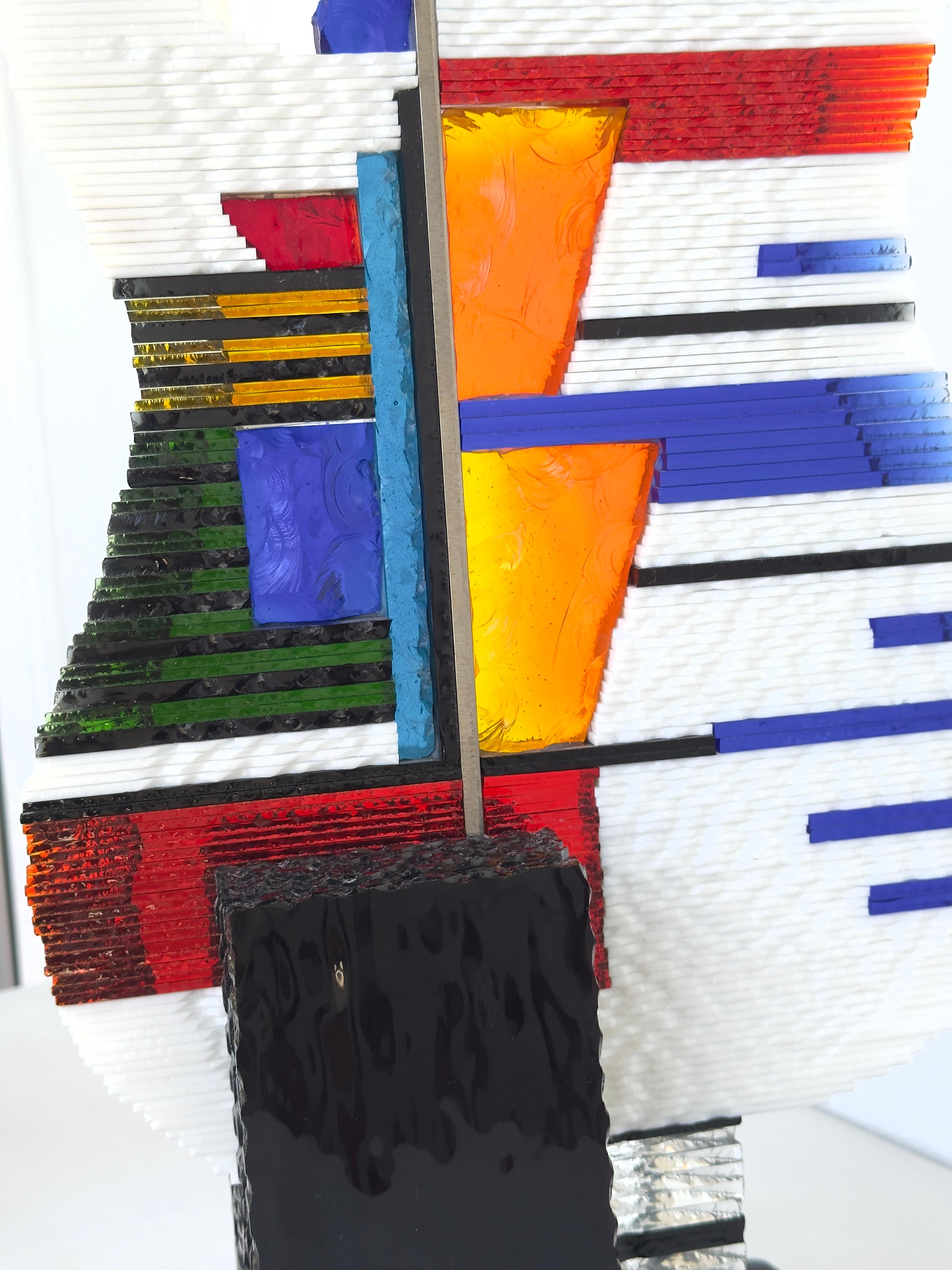 Guitar Glass Sculpture For Sale 7
