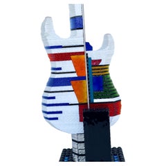 Fender Guitar Large Mixed Media Sculpture