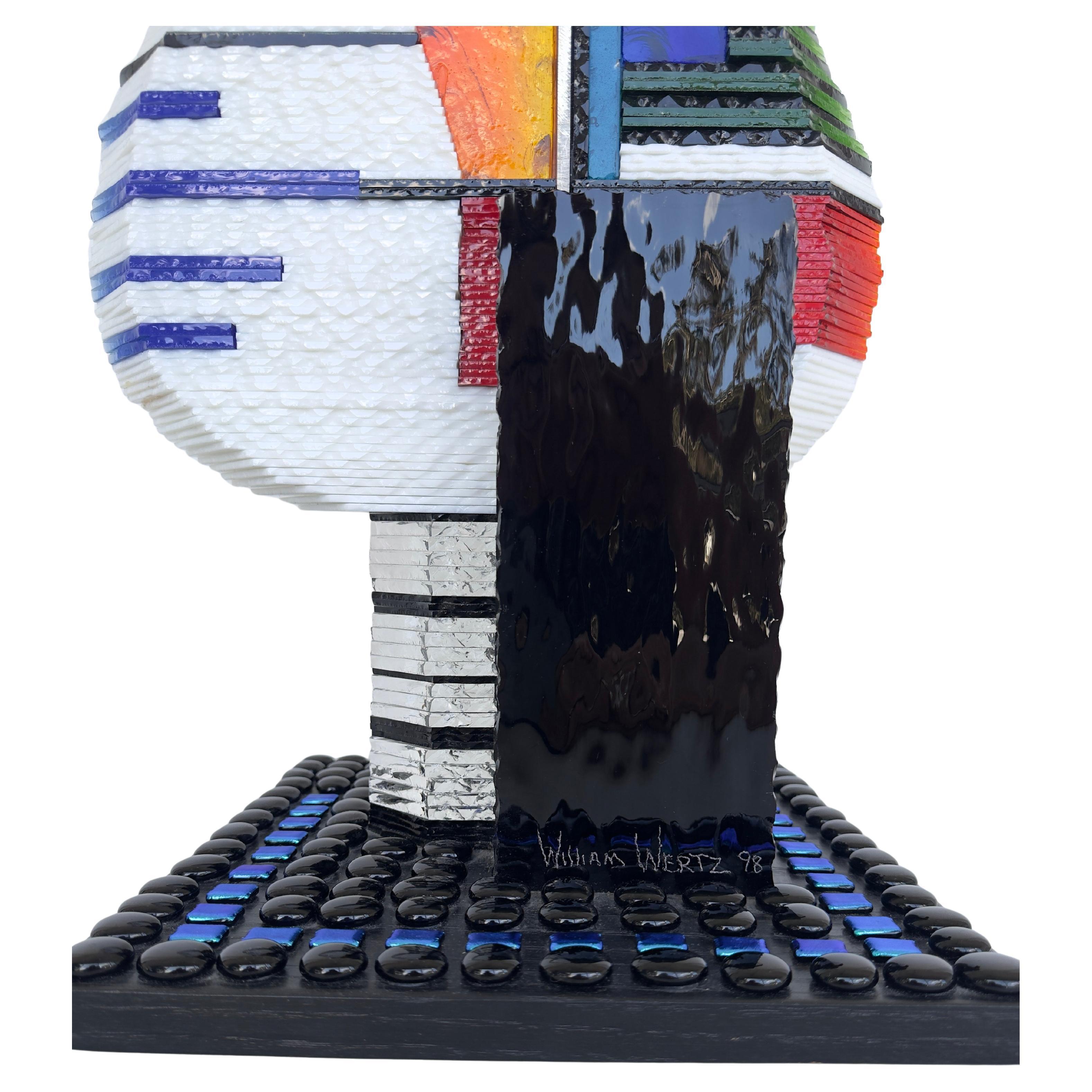 Guitar Glass Sculpture For Sale 1