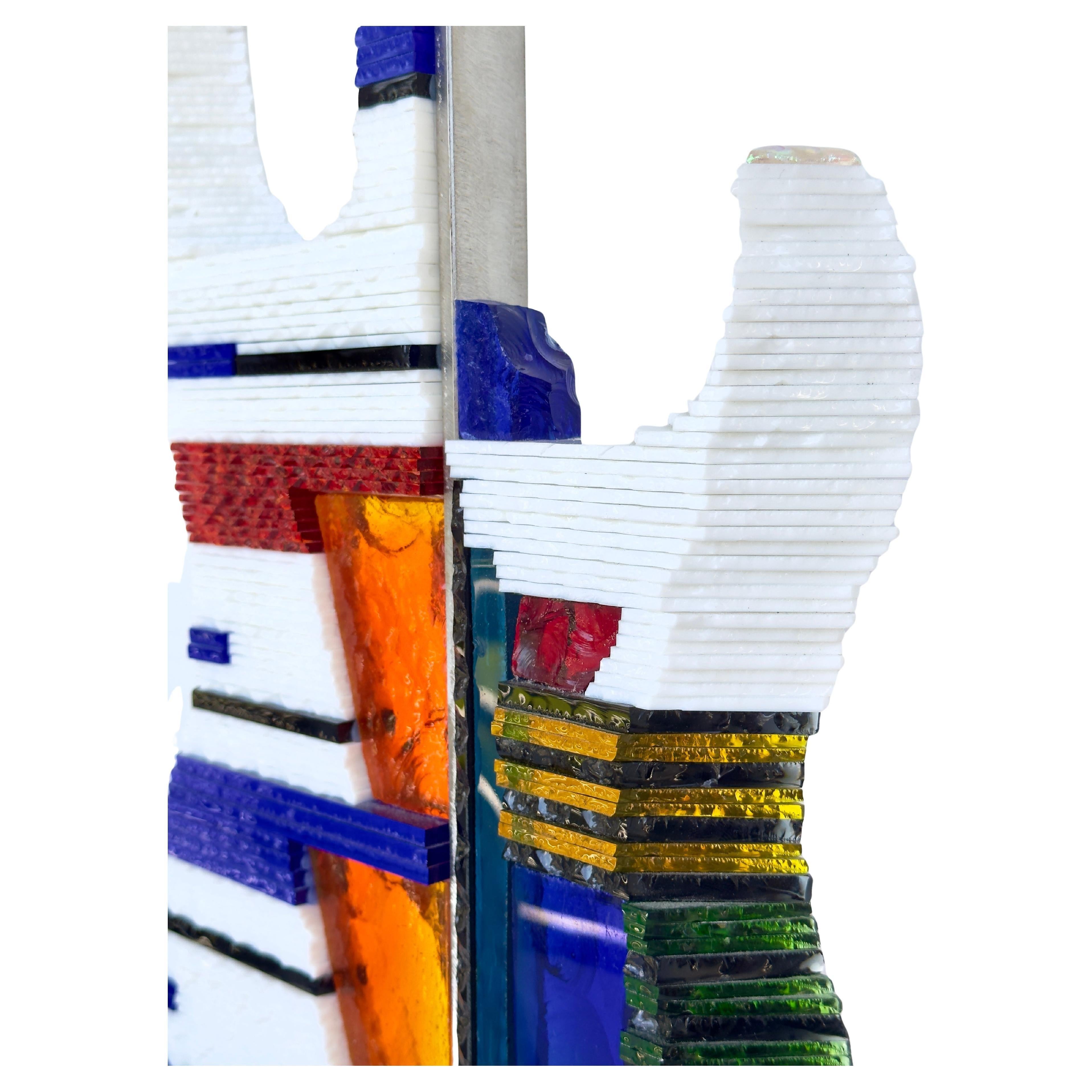 Guitar Glass Sculpture For Sale 3