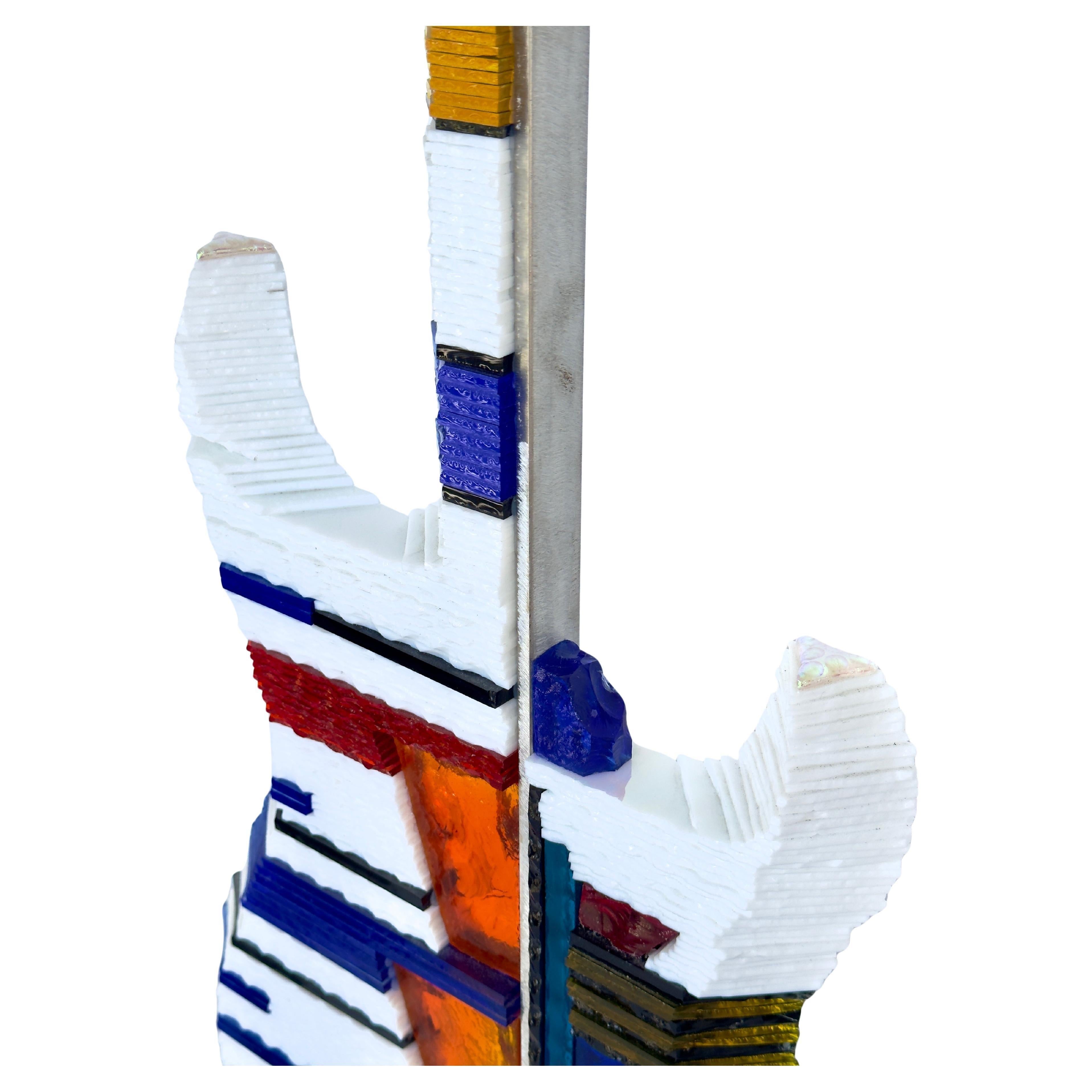 Guitar Glass Sculpture For Sale 4