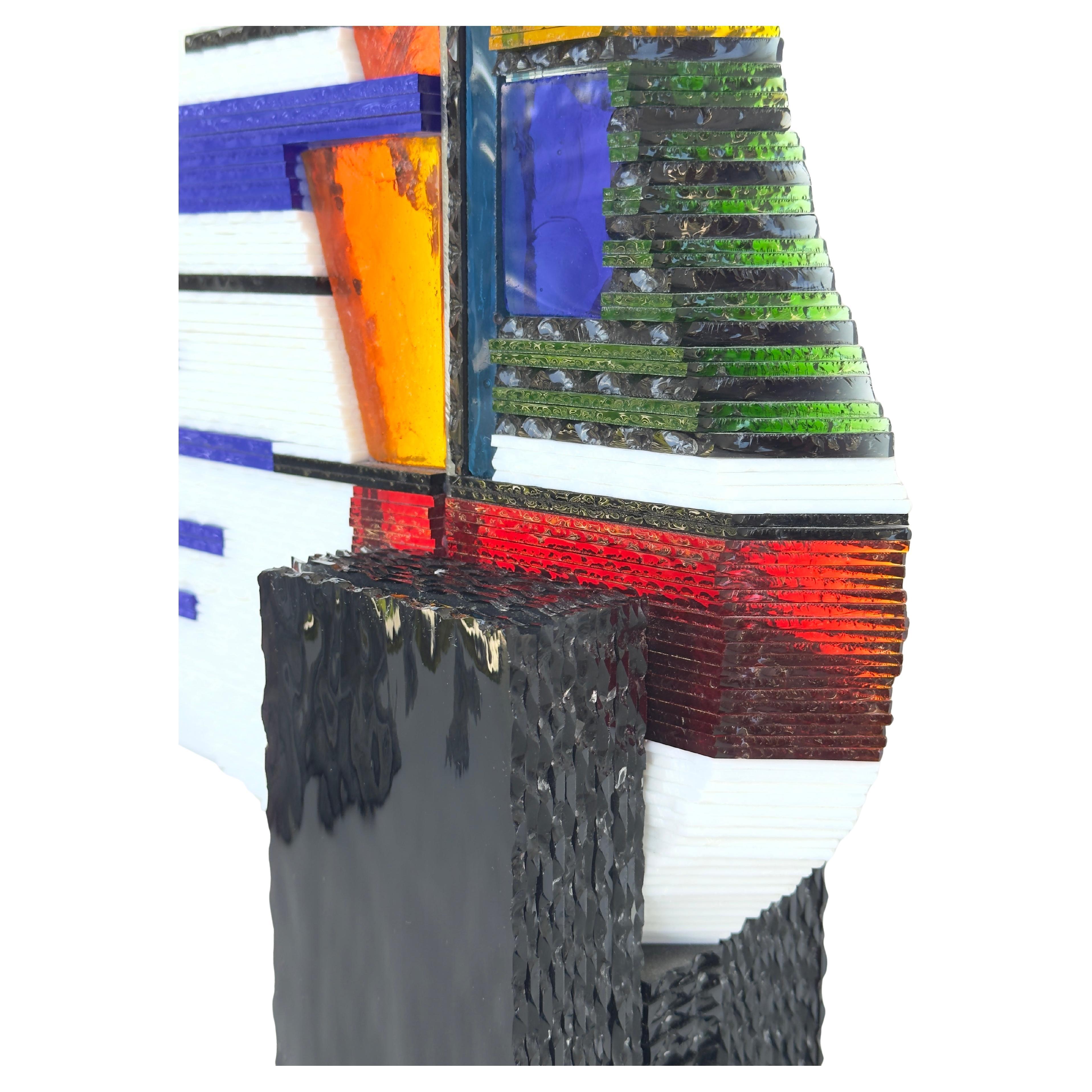 Guitar Glass Sculpture For Sale 5