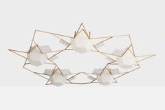 William Wesley Peters, Monumental Chandelier, Metal, Acrylic, USA, 1961