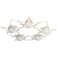 William Wesley Peters, Monumental Chandelier, Metal, Acrylic, USA, 1961