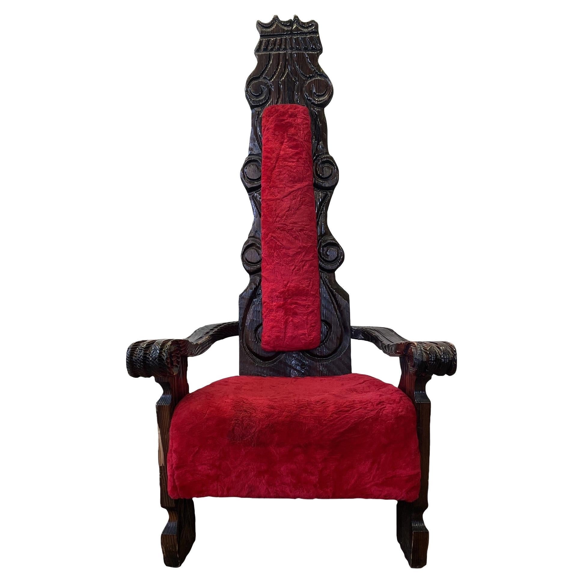 William Westenhaver for Witco Jungle Room King Throne Lounge Chair