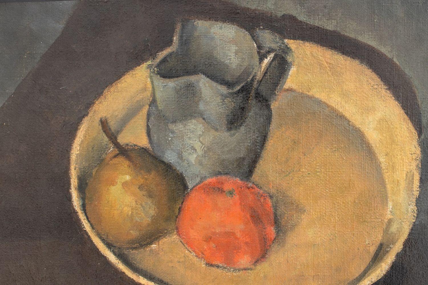 Stilleben mit Birne – Painting von William Wetzel