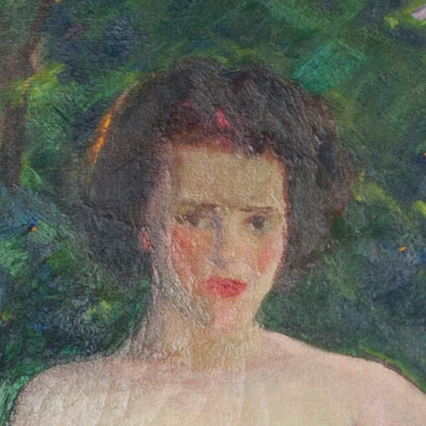 Nude - Painting by William Wiessler