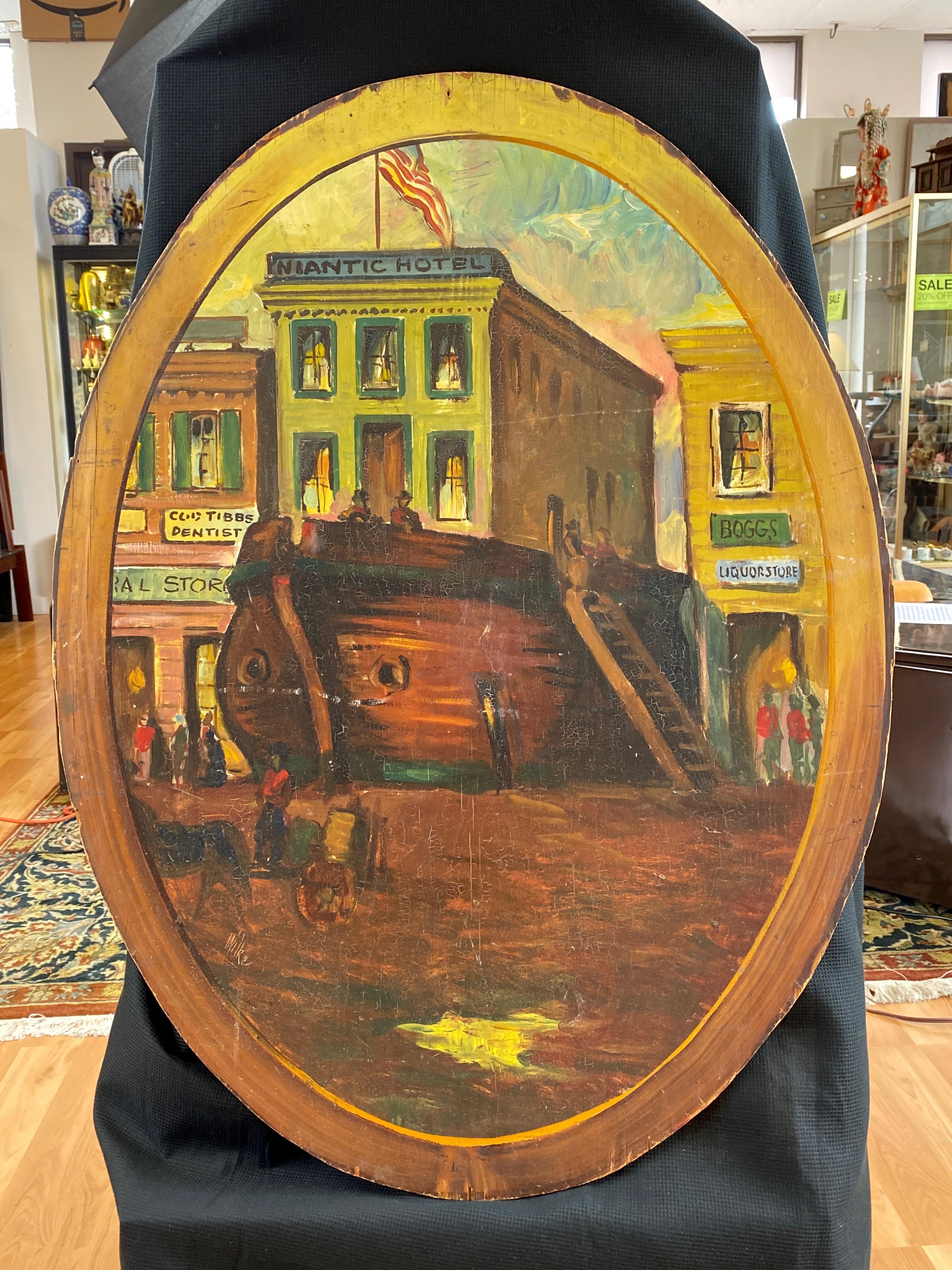 hotel oil painting