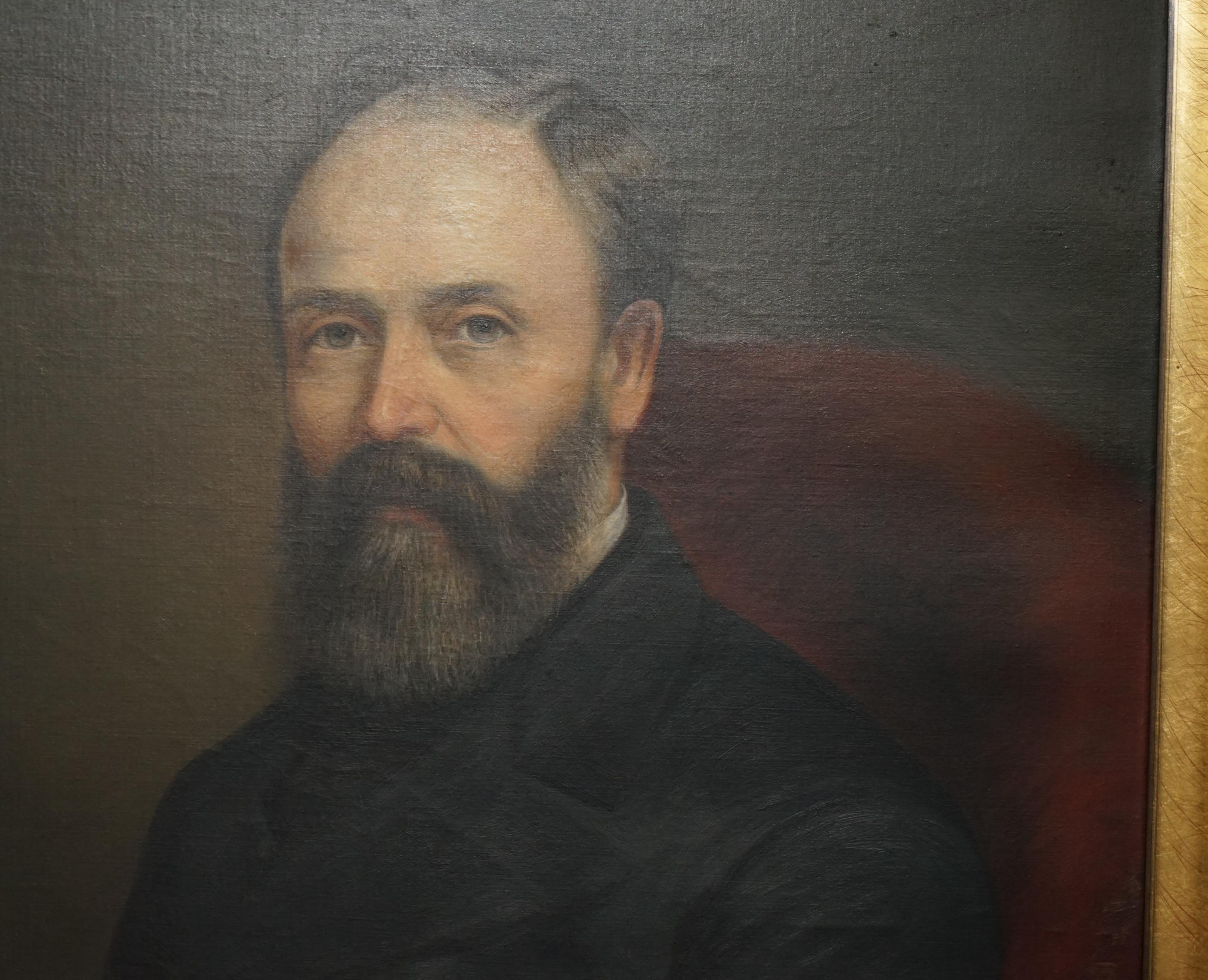 WILLIAM WILLIAMS AP CALEDFRYN 1837-1915 PORTRAITS MR JOHN & MRS DAVIES PAINTINGs (Englisch) im Angebot