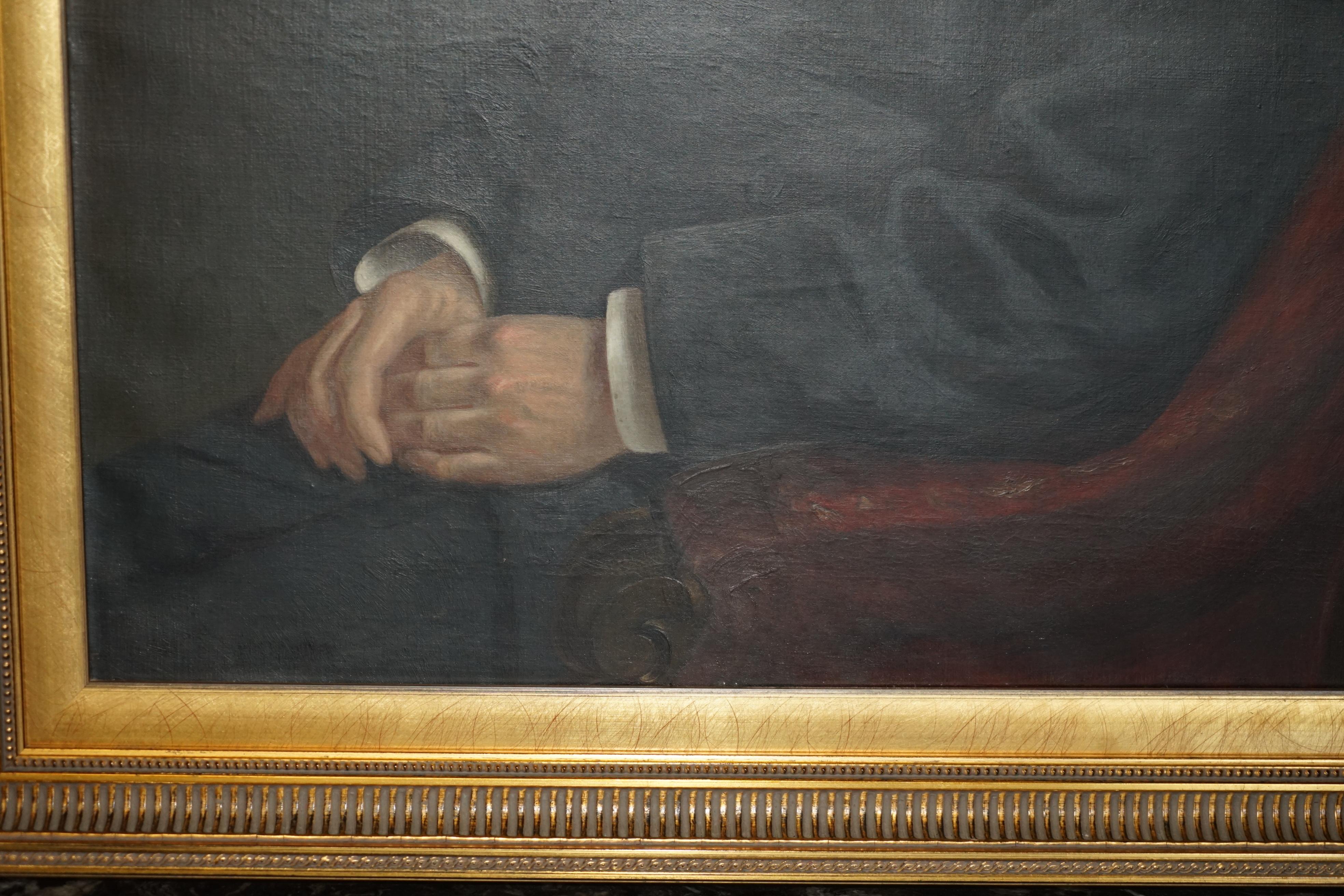 WILLIAM WILLIAMS AP CALEDFRYN 1837-1915 PORTRAITS MR JOHN & MRS DAVIES PAINTINGs im Angebot 1