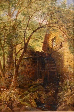 Oil Painting by William Williams "A Devon Mill"
