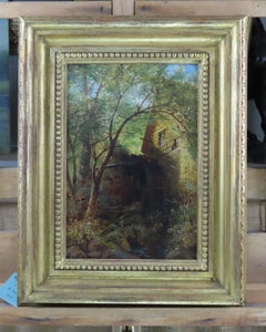Original Oil on Board, WILLIAM WILLIAMS, "A Devon Mill"