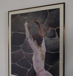 William Wolk 1982 Signed Poster