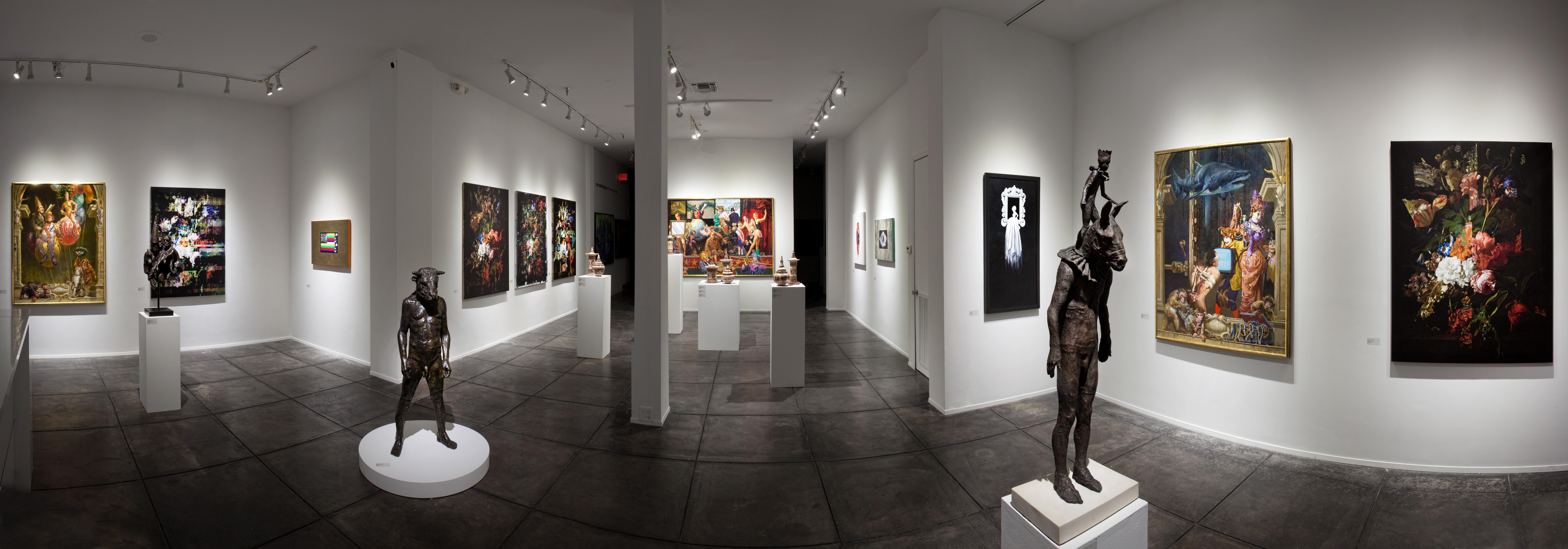 Sins in Concert - Contemporary Painting by William Woodward