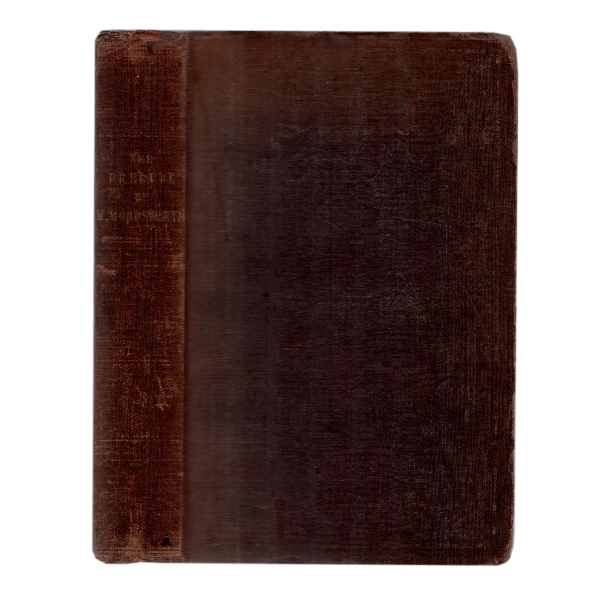 William Wordsworth's The Prelude, First Edition 1850 In Fair Condition For Sale In Suwanee, GA