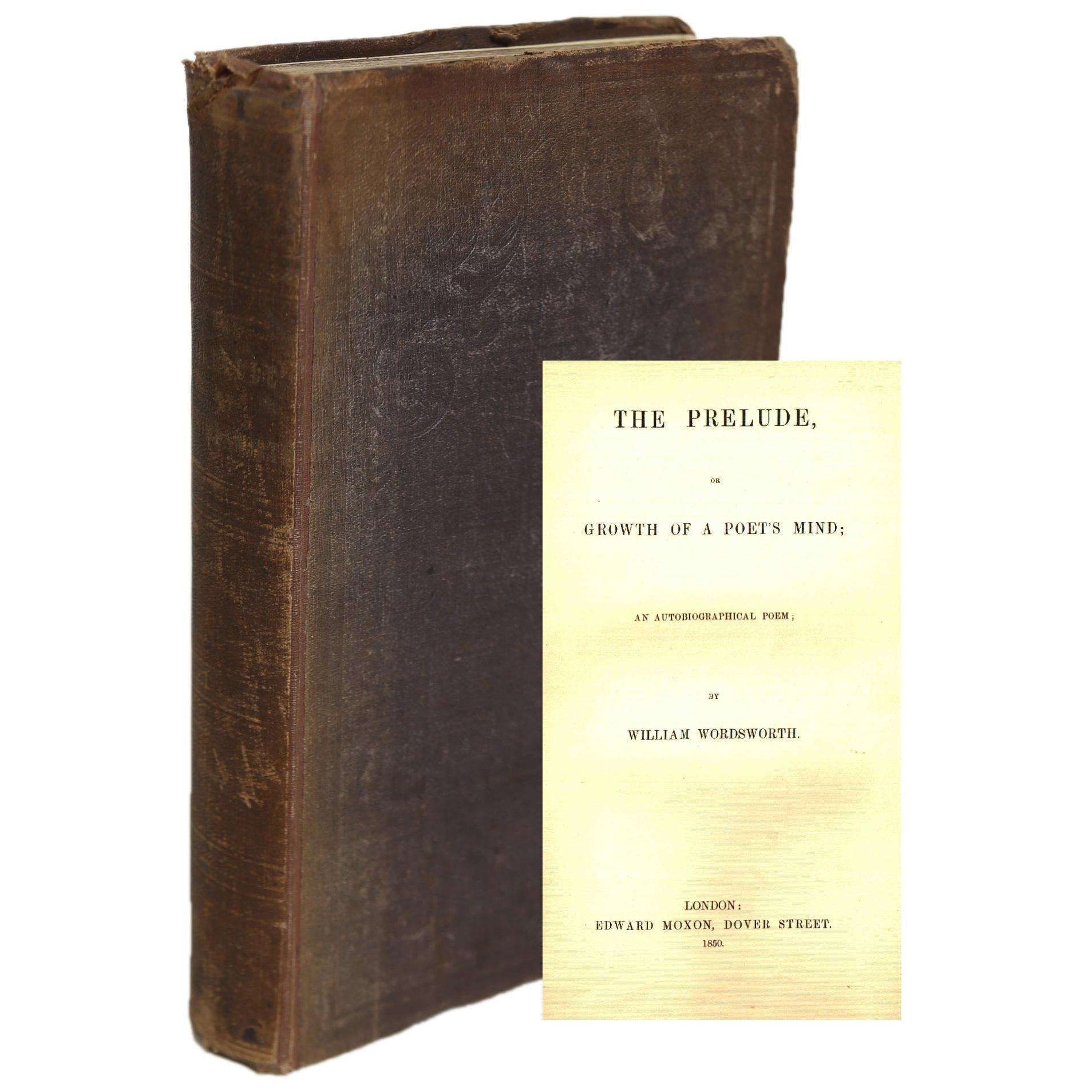 William Wordsworth's The Prelude, First Edition 1850 For Sale
