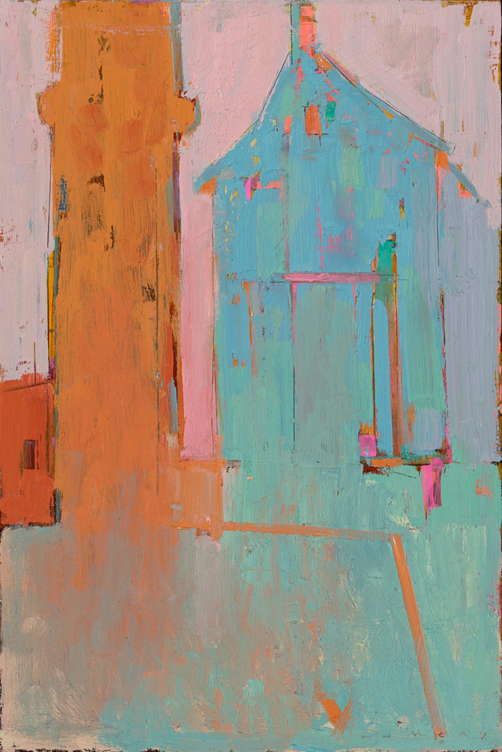 William Wray Abstract Painting - Country Life