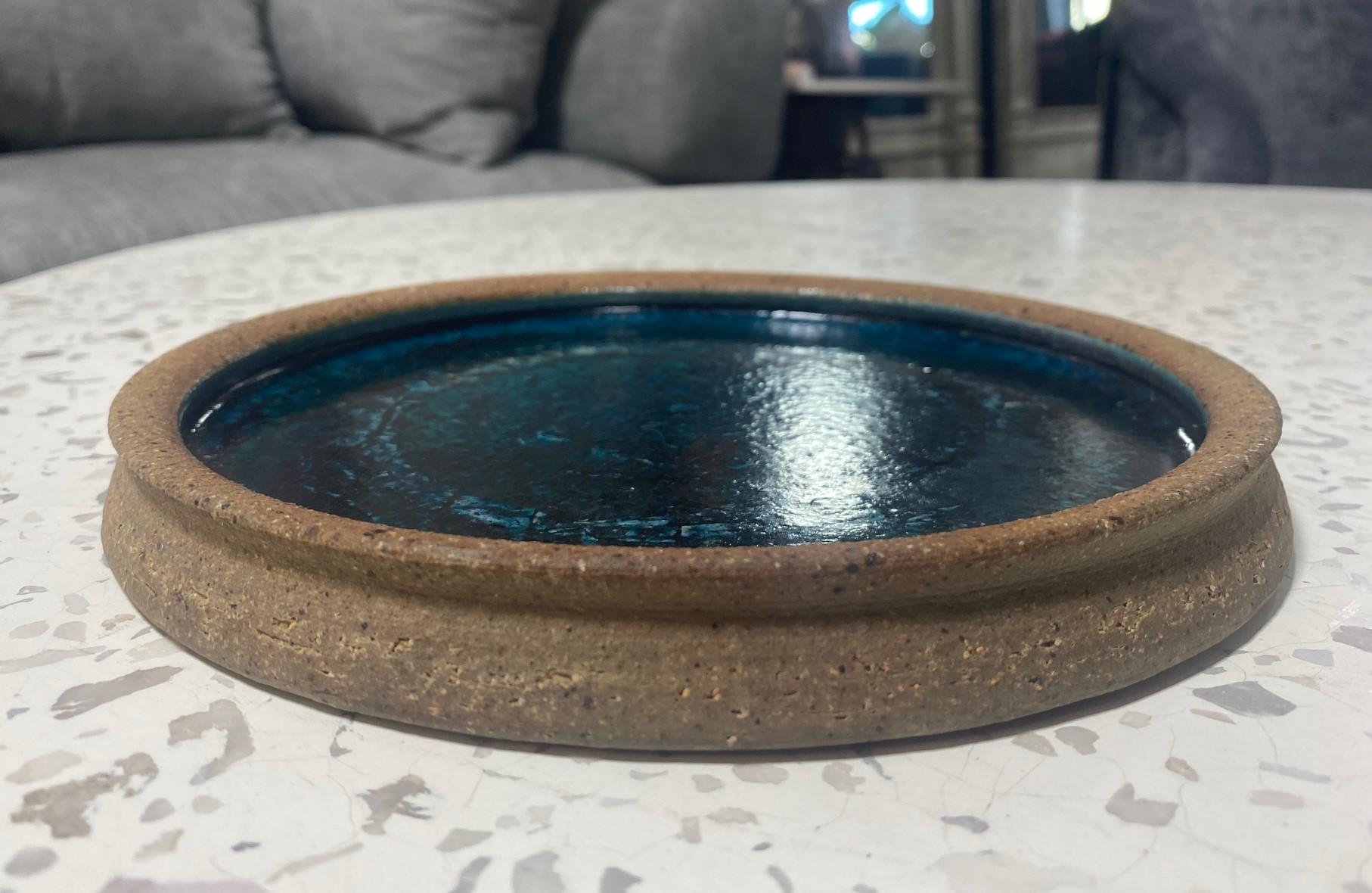 Mid-Century Modern William Wyman Signé Massachusetts Midcentury Herring Run Studio Pottery Bol en vente