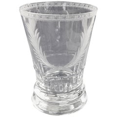 Retro William Yeoward "Adriana" Collection Hand-Cut and Etched Tumbler