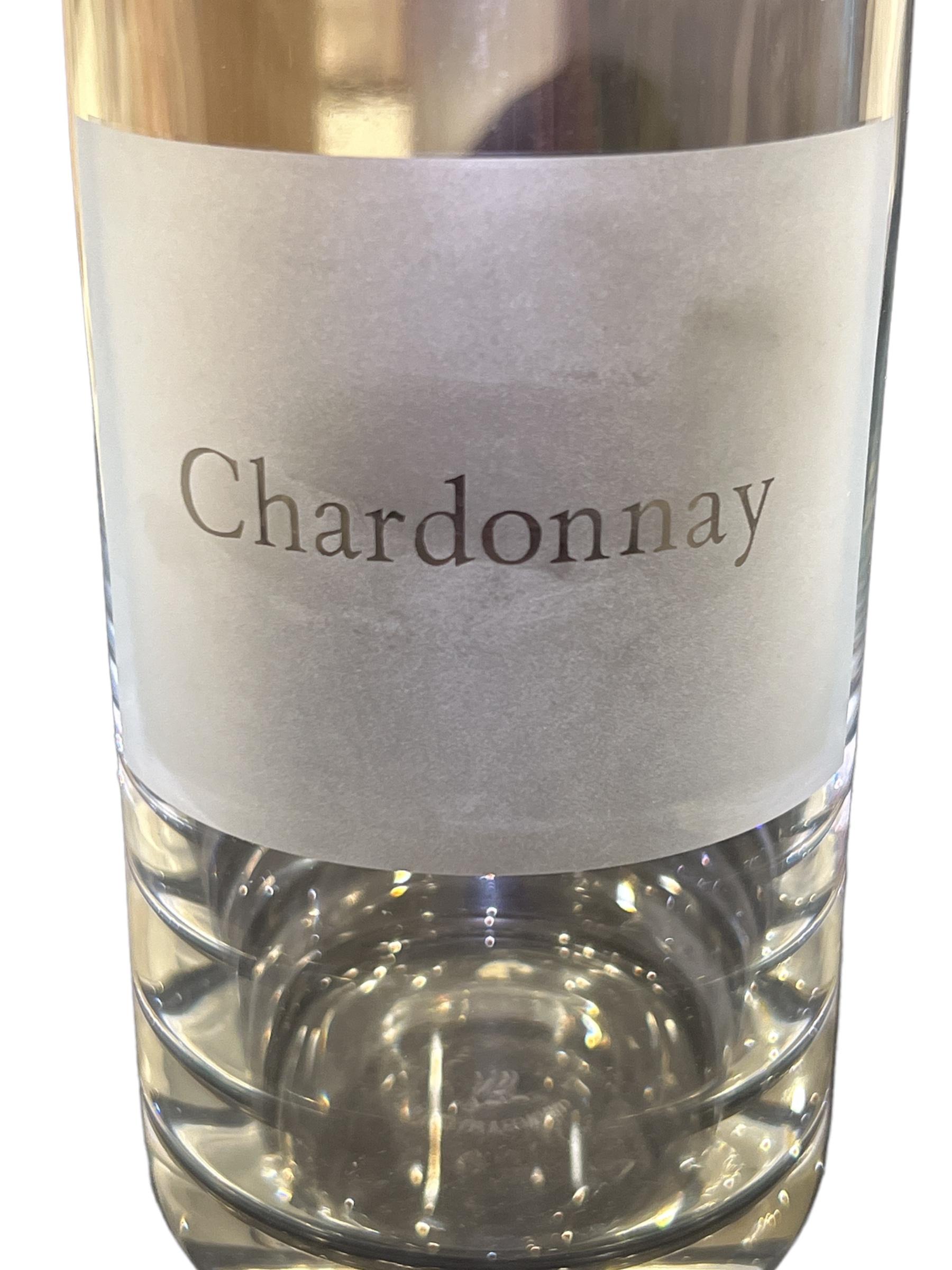 Modern William Yeoward “Chardonnay” / “Sauvignon Blanc” Wine Carafe (Set of 2) For Sale