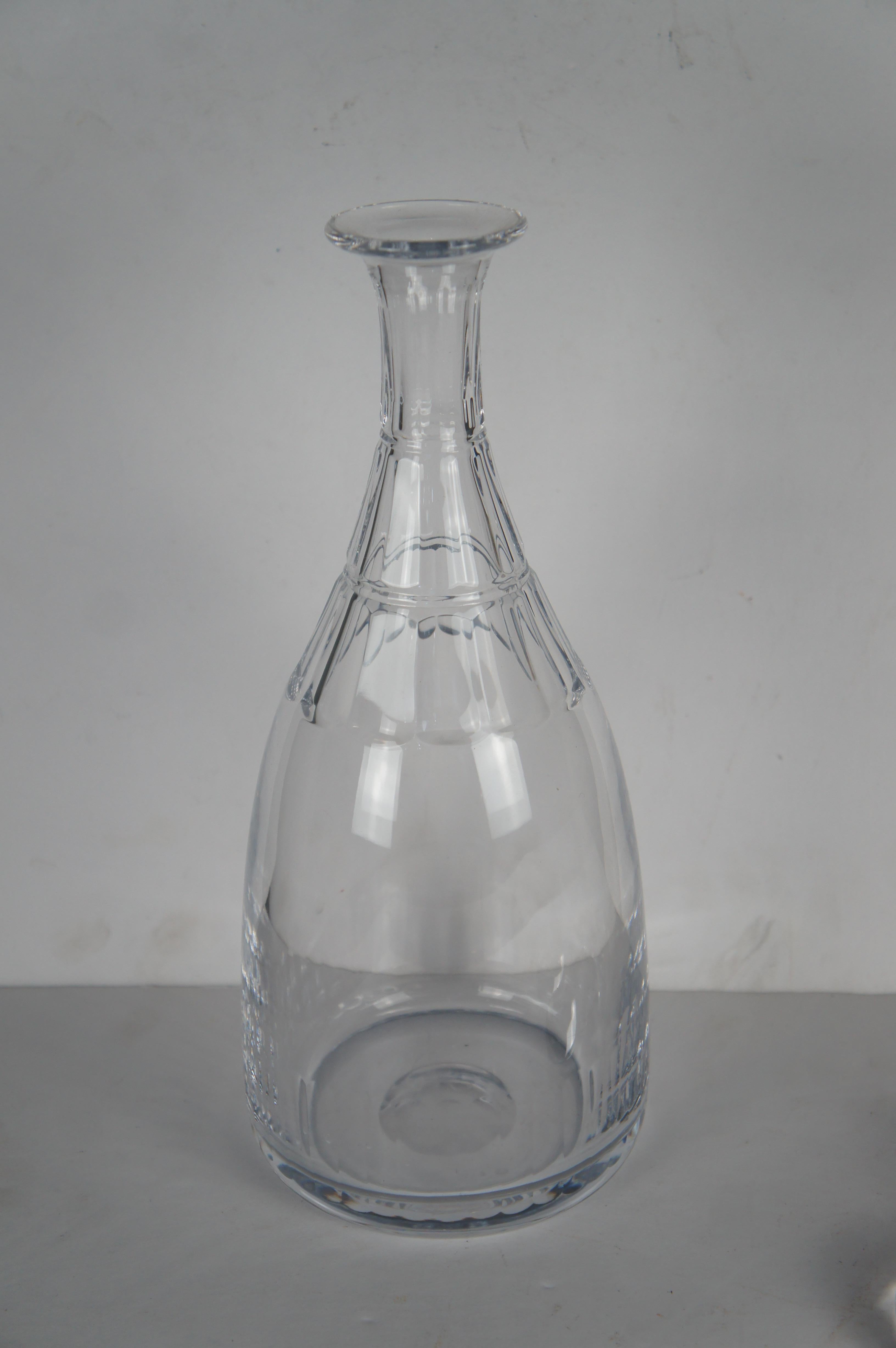 20th Century William Yeoward Nancy Decanter Georgian Style Crystal Cut & Stopper Wine Spirit