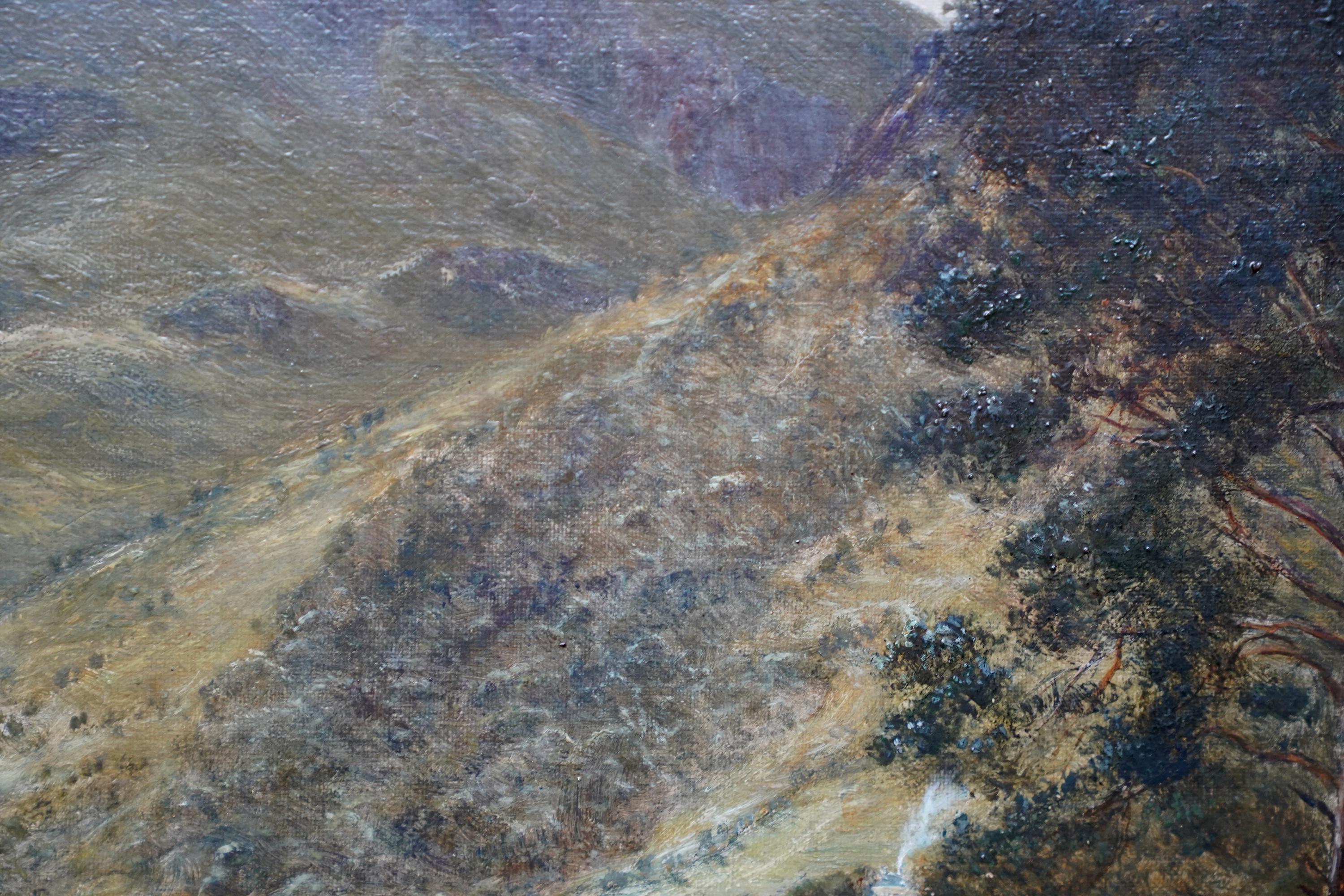 Loch Eck, Scotland - Scottish Edwardian art landscape oil painting  For Sale 2