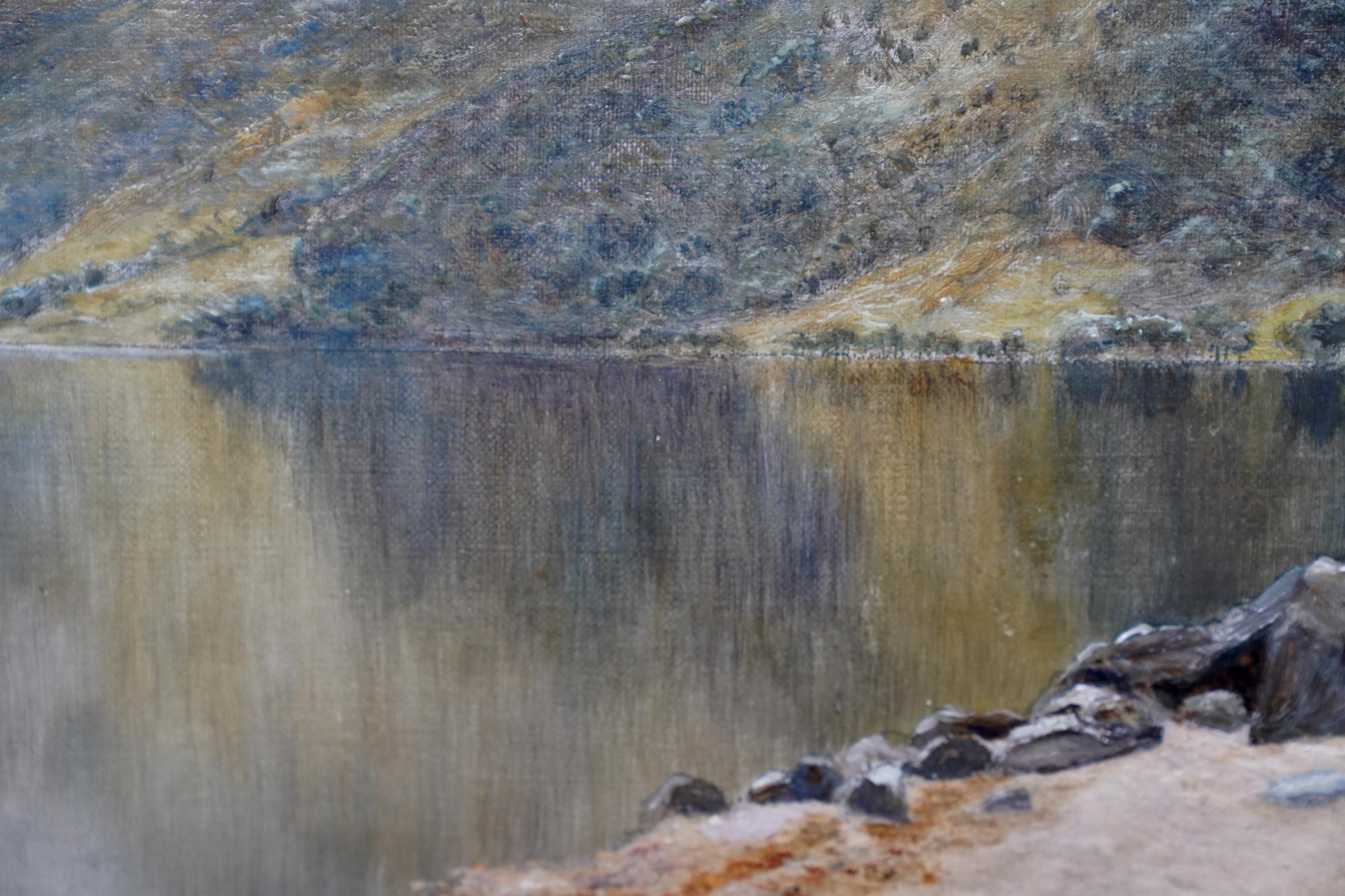 Loch Eck, Scotland - Scottish Edwardian art landscape oil painting  For Sale 3