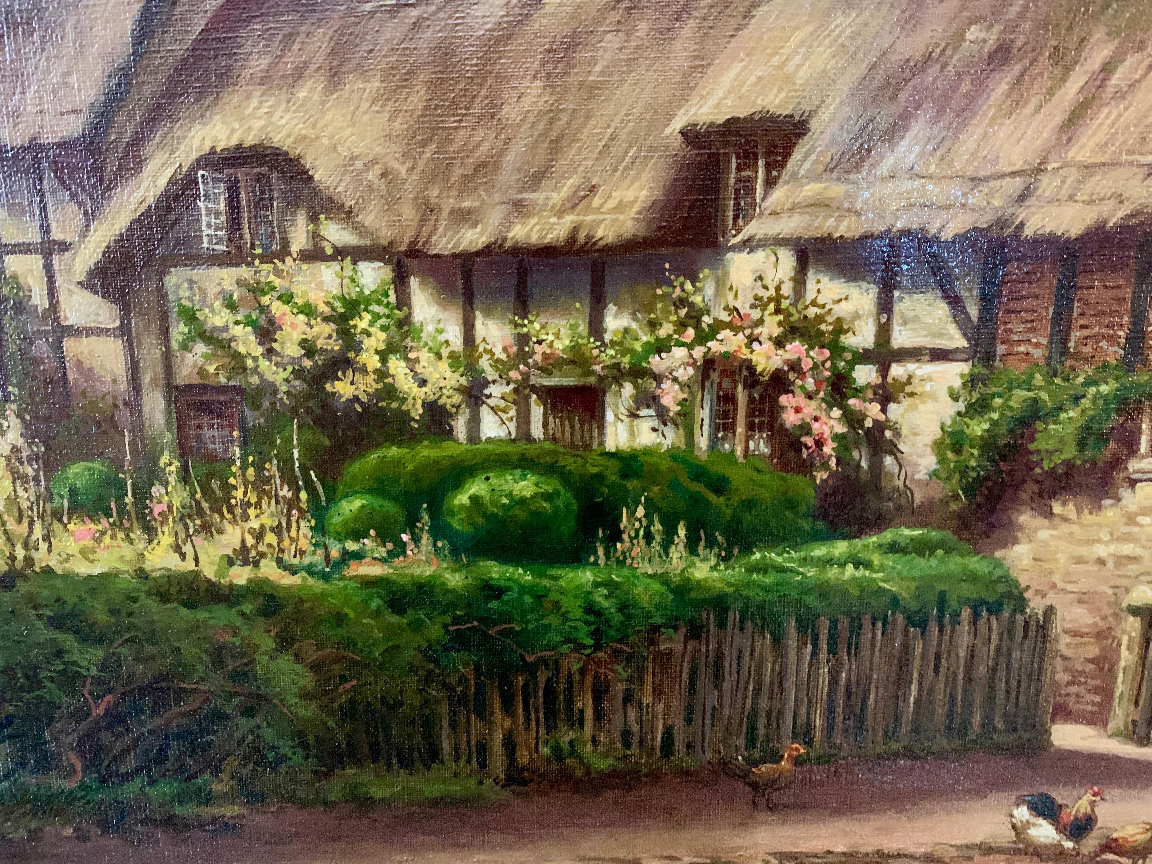 anne hathaway cottage painting