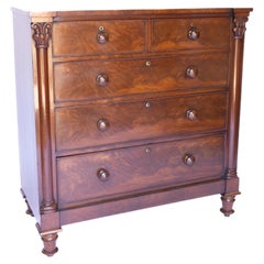 William1V period Mahogany 5 drawer chest