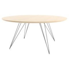 Williams Hairpin Coffee Table Oval Maple Gray