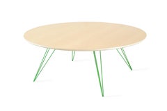Williams Hairpin Coffee Table Oval Maple Green