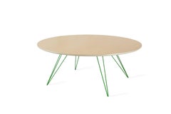 Williams Hairpin Coffee Table Oval Maple Green