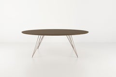 Williams Hairpin Coffee Table Oval Walnut
