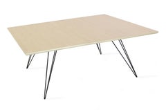 Williams Hairpin Coffee Table Rectangular Maple Black