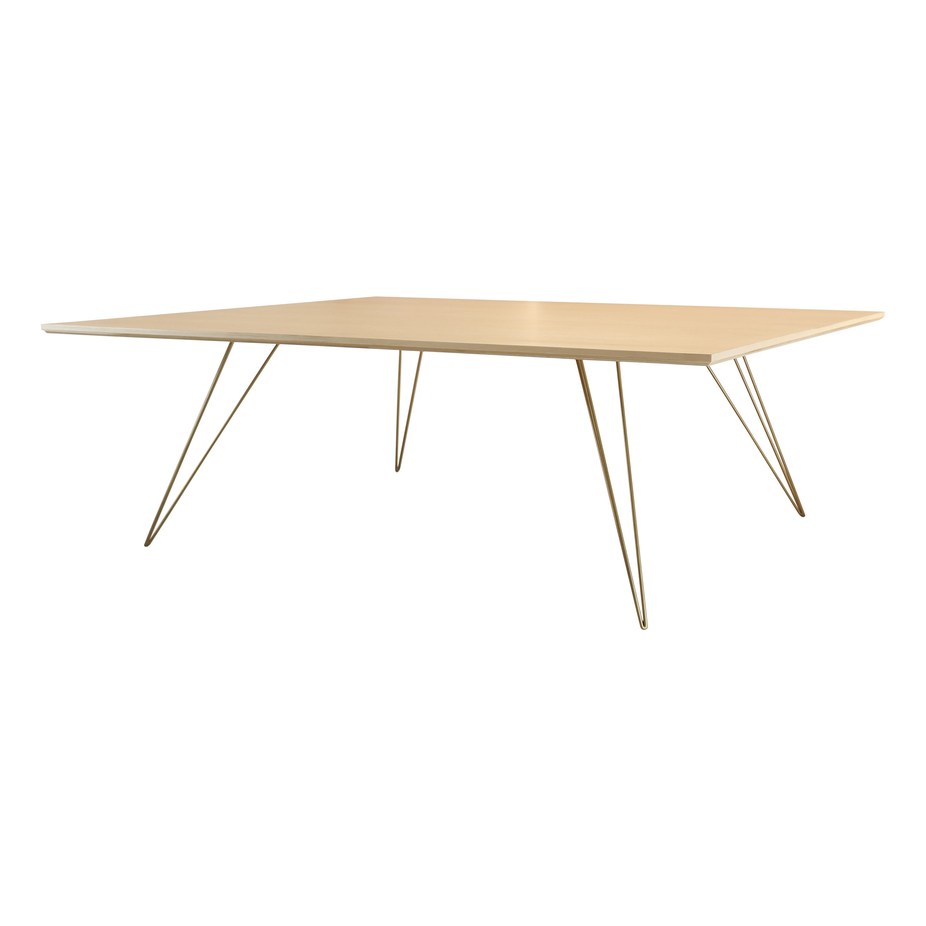 Mesa de centro Williams Hairpin Rectangular Arce Oro Cobrizo
