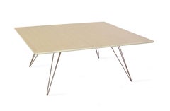 Williams Hairpin Coffee Table Rectangular Maple Rose Copper