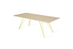 Williams Hairpin Coffee Table Rectangular Maple Yellow
